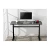 Secretária de altura ajustável LogiLink EO0027 com tampo, 140 × 60 cm, preto