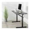 Secretária de altura ajustável LogiLink EO0027 com tampo, 140 × 60 cm, preto