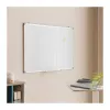 LogiLink EO0058 Quadro branco magnético 90x60 cm, aço lacado, montagem na parede