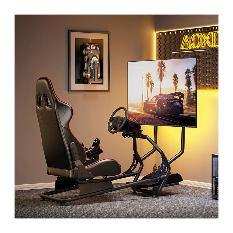 LOGILINK EO0065 cockpit de simulador de corridas com suporte para monitor