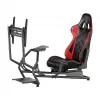 LOGILINK EO0065 cockpit de simulador de corridas com suporte para monitor