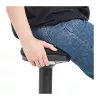 LOGILINK EO0071 Banco ergonómico oscilante de altura ajustável, laranja – capacidade 120 kg, mola a gás
