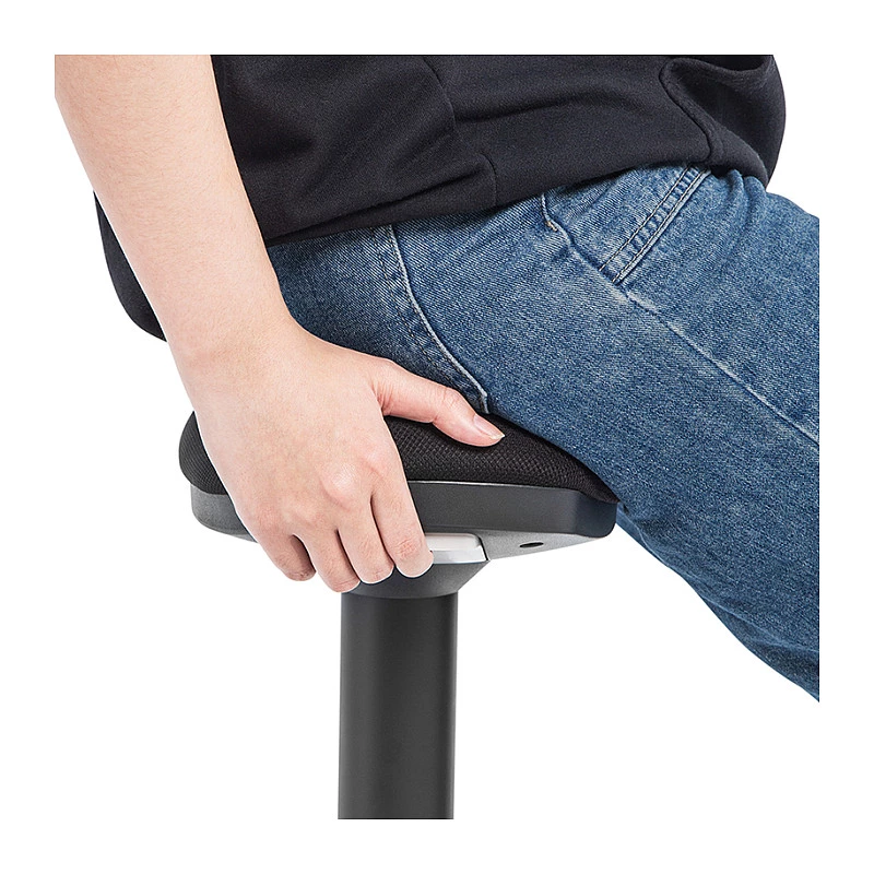 LOGILINK EO0071 Banco ergonómico oscilante de altura ajustável, laranja – capacidade 120 kg, mola a gás