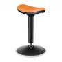 LOGILINK EO0071 Banco ergonómico oscilante de altura ajustável, laranja – capacidade 120 kg, mola a gás