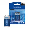 Pilha de lítio LOGILINK ER9VLIB 9V (pack de 1, blister) – 1200 mAh, não recarregável, PP3