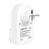 Temporizador digital exterior LOGILINK ET0008 - IP44, 10 programas ON/OFF, 16A/3680W, Schuko (tipo F), preto/cinzento