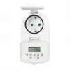 Temporizador digital exterior LOGILINK ET0008 - IP44, 10 programas ON/OFF, 16A/3680W, Schuko (tipo F), preto/cinzento