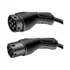 Cabo de carregamento Tipo 2 para carros elétricos LogiLink EVC0125 - 11 kW, 3 fases, 20 A, 7,5 m, preto com bolsa de transporte