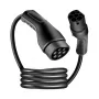 Cabo de carregamento Tipo 2 para carros elétricos LogiLink EVC0125 - 11 kW, 3 fases, 20 A, 7,5 m, preto com bolsa de transporte