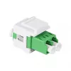 LogiLink FA03LC5 Adaptador de Fibra Ótica LC Duplex, sem Flange, Verde – 12 Unid.
