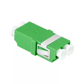 LogiLink FA03LC5 Adaptador de Fibra Ótica LC Duplex, sem Flange, Verde – 12 Unid.