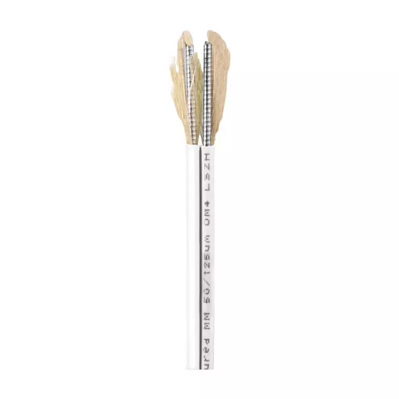 LogiLink FC0LC10 cabo de patch de fibra ótica OS2 duplex LC/APC para LC/APC com armadura de aço, 10 m, branco