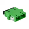 Adaptador de fibra LogiLink SC duplex, 12 unid., com flange, verde