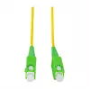 Cabo de patch de fibra ótica LogiLink – simplex, OS2 SM G.657.A2, SC/APC para SC/APC, 1 m, amarelo