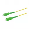 Cabo de patch de fibra ótica LogiLink – simplex, OS2 SM G.657.A2, SC/APC para SC/APC, 1 m, amarelo