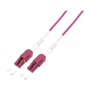 Logilink Cabo de patch de fibra Uniboot OM4 LC-LC 2,0m aqua