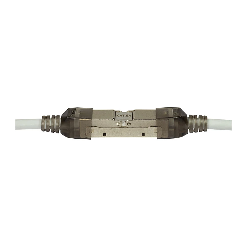 Ficha RJ45 de montagem em campo LogiLink Cat.6A STP 10G, IDC sem ferramentas, zamak, AWG 22-26, prateado