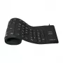 LogiLink Teclado Flexível com Cabo de Ligação, Preto (ID0019)