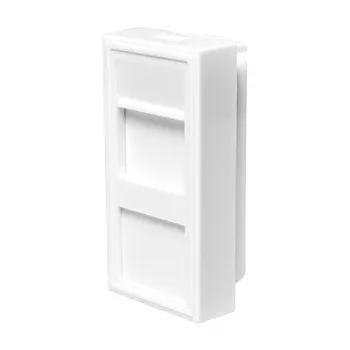 Módulo francês LOGILINK Faceplate Modular Insert 22,5x45 mm, branco