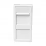 Módulo francês LOGILINK Faceplate Modular Insert 22,5x45 mm, branco