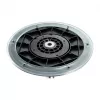 LogiLink EO0022 banco oscilante com altura ajustável, assento almofadado em tecido, capacidade de 113 kg, cinzento/preto