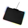 LogiLink ID0155 Tapete de rato gaming RGB – superfície de silicone, base de borracha antiderrapante, alimentado por USB-A, 36x26cm, preto