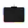 LogiLink ID0155 Tapete de rato gaming RGB – superfície de silicone, base de borracha antiderrapante, alimentado por USB-A, 36x26cm, preto