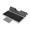 LOGILINK ID0214 teclado sem fios com touchpad, Bluetooth 5.1, 3 canais, cinzento