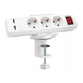 LogiLink KAB0067 Suporte de Mesa Organizador de Cabos para Fixar