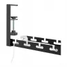 Organizador de cabos para secretária LOGILINK KAB0094, sistema de fixação, extensível, metal, preto