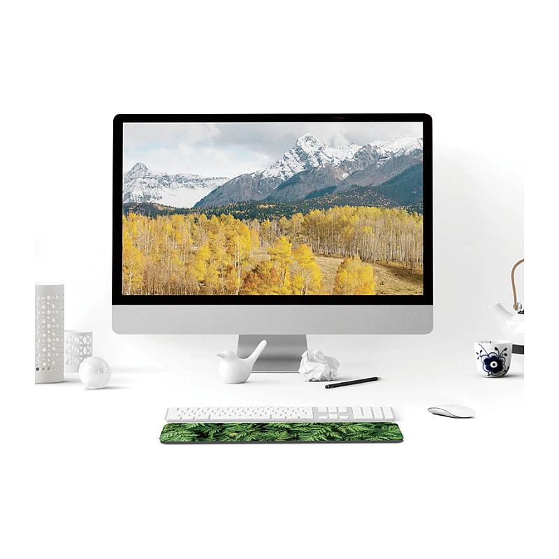 Repouso de pulso LogiLink para teclado, comprido - repouso de pulso ergonómico em espuma viscoelástica para teclados de tamanho completo, base antiderrapante, preto