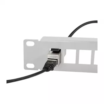 Acoplador Keystone LOGILINK Cat.5e STP, 2xRJ45, metal, blindado