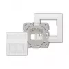 LogiLink Tampa Keystone para 2 módulos, saliente, UP/50, branco puro