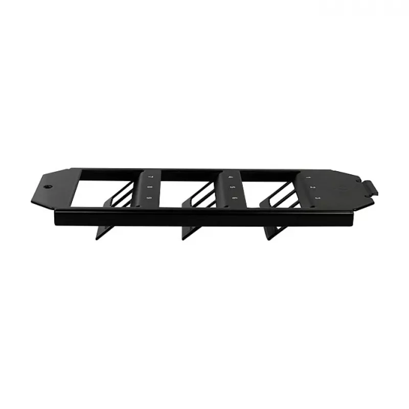 Logilink módulo keystone para caixa de chão para 3 x 3 módulos keystone, preto
