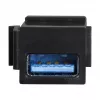 LogiLink Keystone USB 3.0 Type-A Fêmea para fêmea, preto