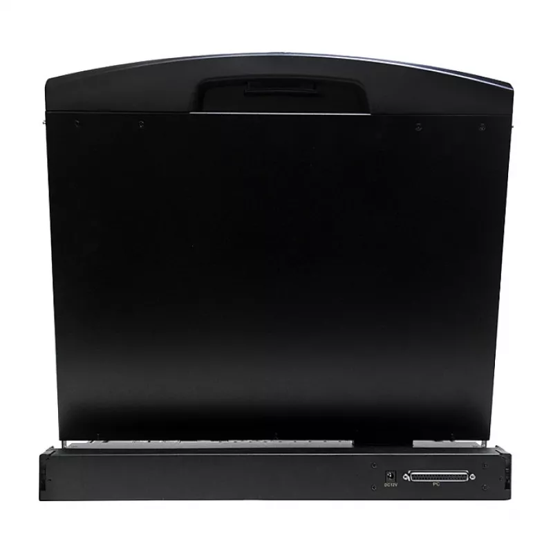 Consola KVM LOGILINK LC902GE com ecrã LCD de 19 polegadas, VGA, teclado alemão