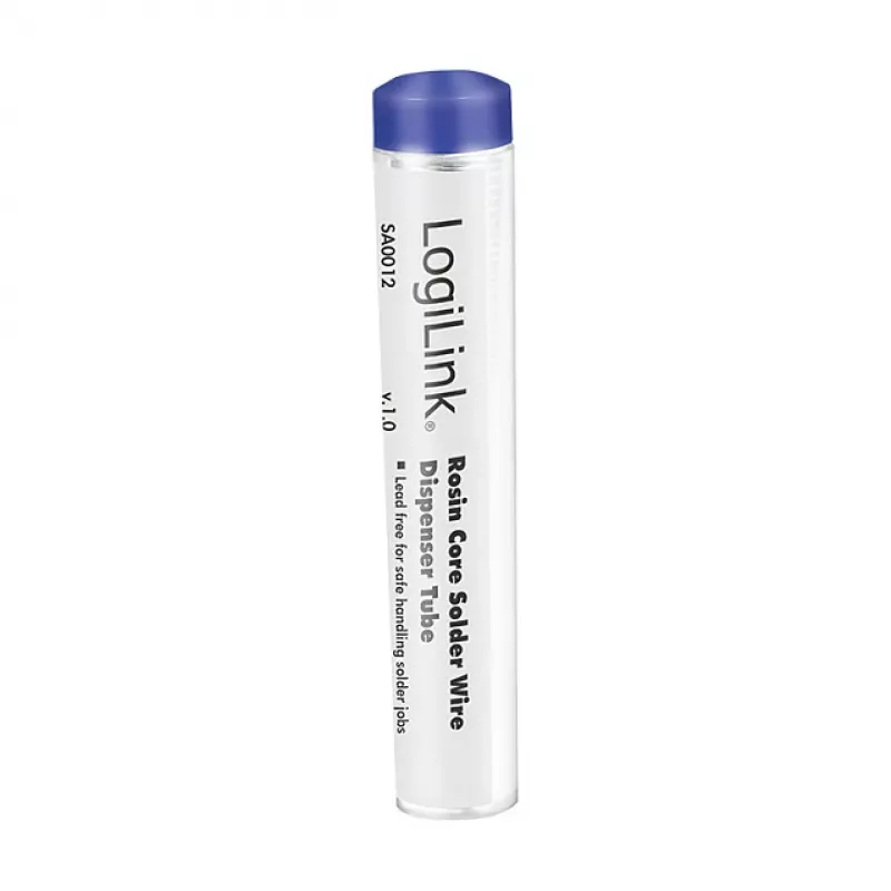 LogiLink Fio de solda sem chumbo com prata Sn99.3Cu0.7, 1 mm, 12,5 g caixa distribuidora