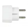 LogiLink LPS218 Adaptador de tomada europeu com 2 tomadas, branco