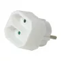 LogiLink LPS218 Adaptador de tomada europeu com 2 tomadas, branco