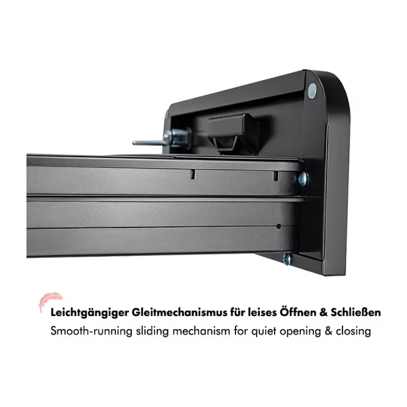 Arquivador móvel LOGILINK, 2 gavetas com fechadura, preto