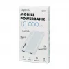 Power bank móvel Logilink, LiPo, 10000 mAh, USB-C entrada/saída, branco