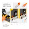 Ficha modular LogiLink RJ45 Cat.6A STP Pass Through, pack de 10