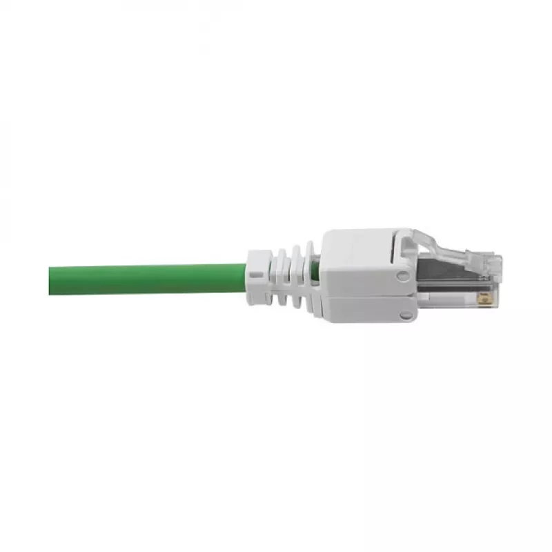 Ficha modular LogiLink RJ45 Cat.6A, UTP, sem ferramentas, branca