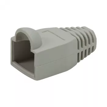 LogiLink bota para ficha RJ45 modular 6,5 mm cinzento, 50 unid.