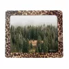 Tapete de rato Logilink com moldura para fotos, design de leopardo, extra fino