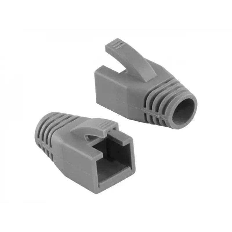 Buchas de alívio de tração RJ45 LogiLink MP0035, cinzento, pack de 50