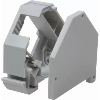 Adaptador para calha DIN LogiLink MP0053 para 1 módulo Keystone RJ45, plástico, branco