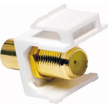 Adaptador LogiLink NK0026 conector fêmea RCA para conector fêmea tipo F, amarelo