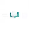 Acoplador de fibra ótica LogiLink NK0031 Keystone LC-Duplex Multimodo OM3/OM4, aqua