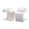 Tampas cegas Keystone LogiLink NK0090, branco, 10 unidades